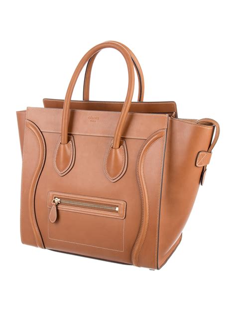 mini celine luggage|Celine mini luggage tote sale.